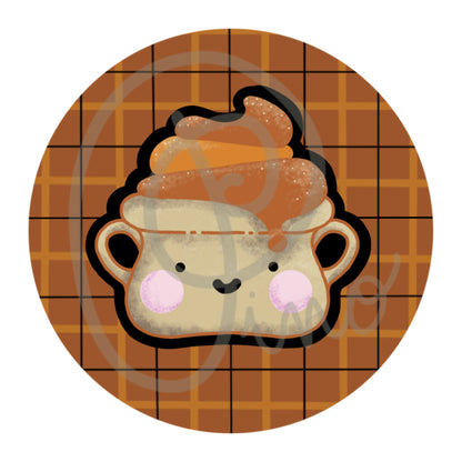 keychain - PUMPKIN LATTE