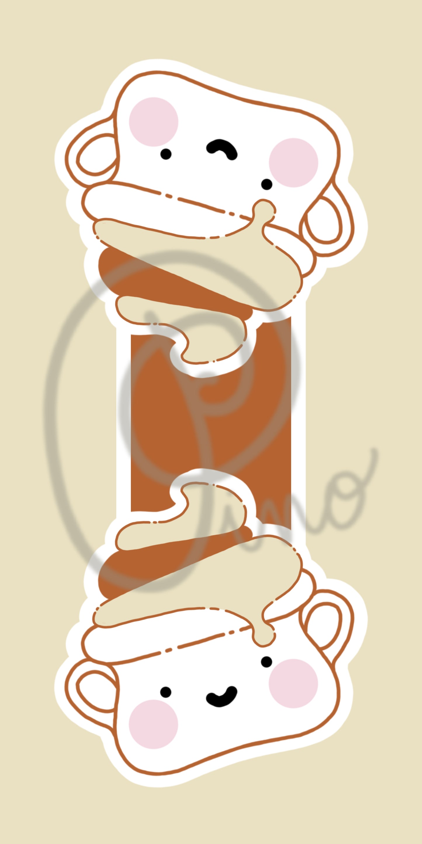 signet magnétique - LATTÉ À LA CITROUILLE