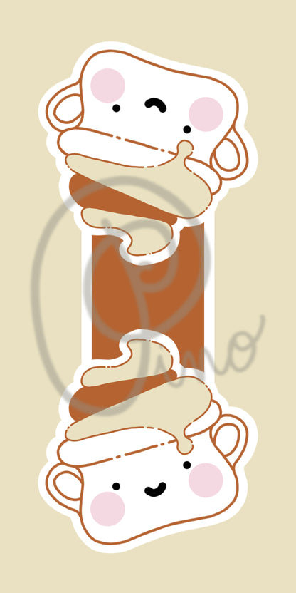 signet magnétique - LATTÉ À LA CITROUILLE