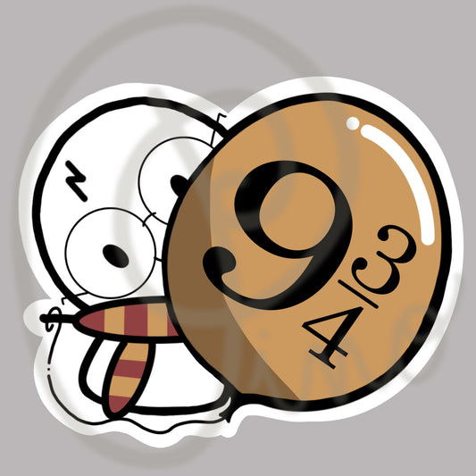 autocollant 3po - 9 3/4