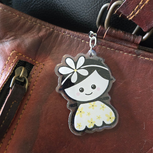 porte-clés en acrylique - MARGUERITE