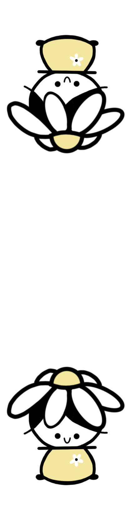 duo de petits signets magnétiques - MARGUERITE