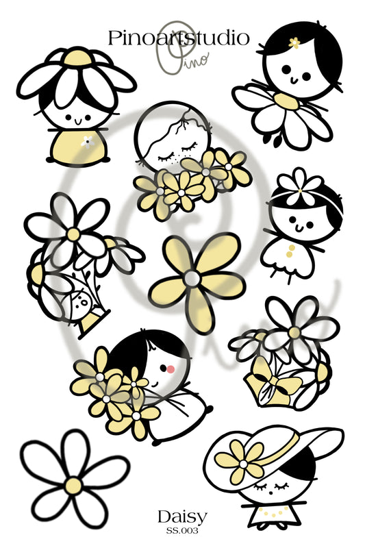 sticker sheet - DAISY