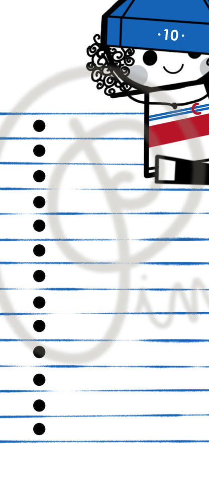 NP.021 | bloc-notes liste - LA SOIRÉE DU HOCKEY