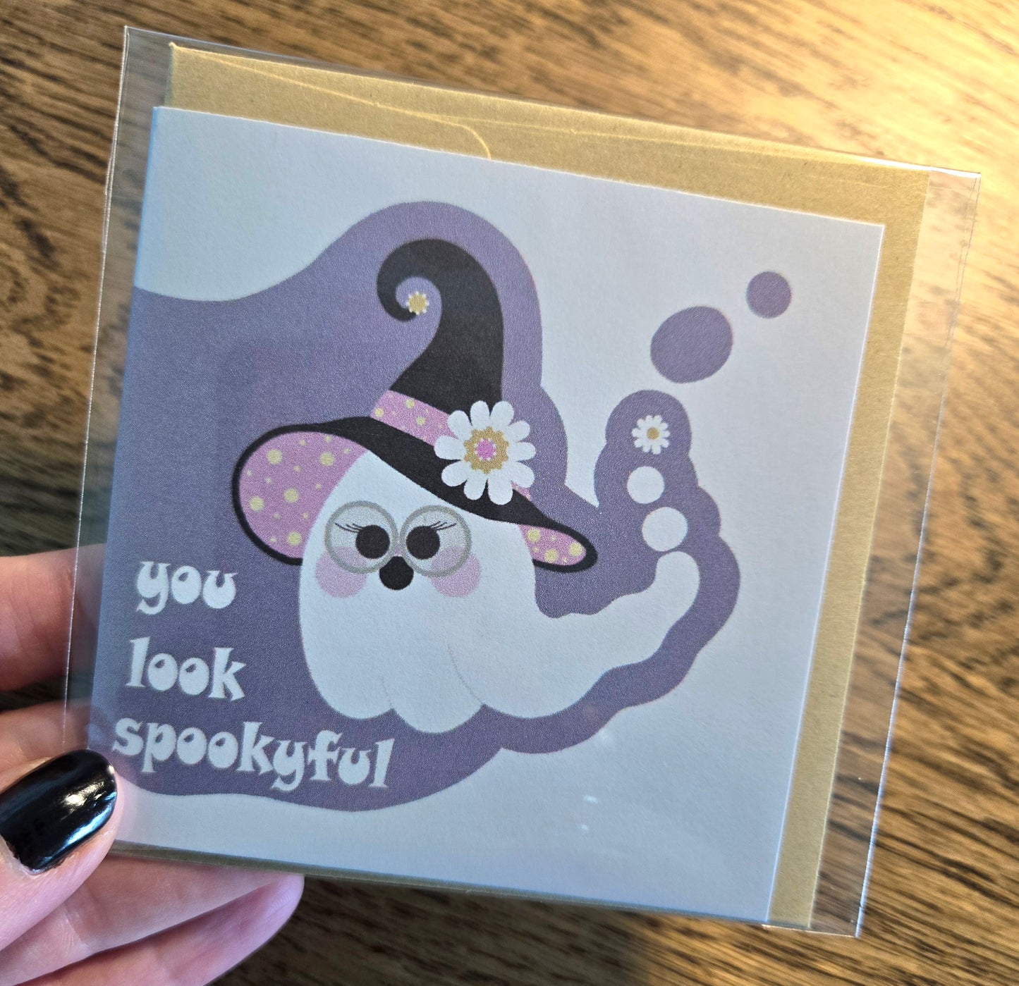 carte de souhaits - SPOOKY LADY