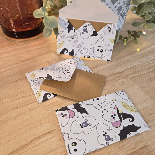 ensemble d'enveloppes de cartes-messages - PLEINE LUNE