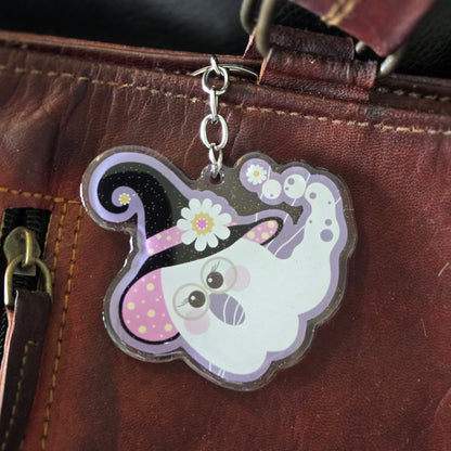 porte-clés en acrylique - SPOOKY LADY