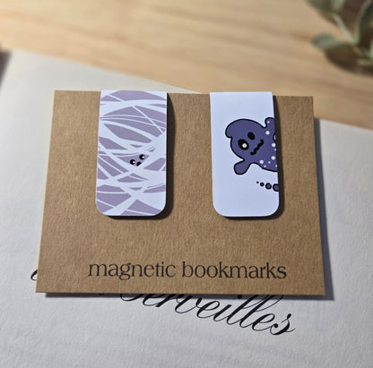 duo de petits signets magnétiques - BOO
