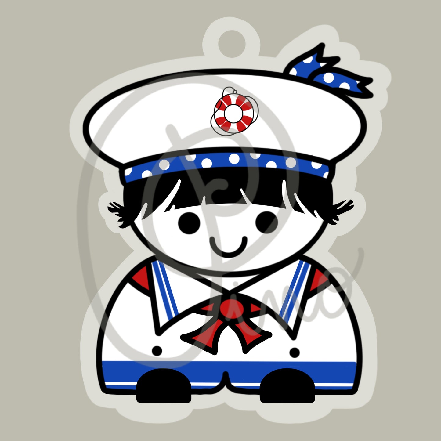 porte-clés en acrylique - MATELOT