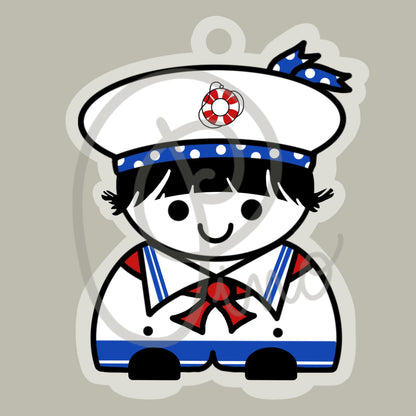 porte-clés en acrylique - MATELOT