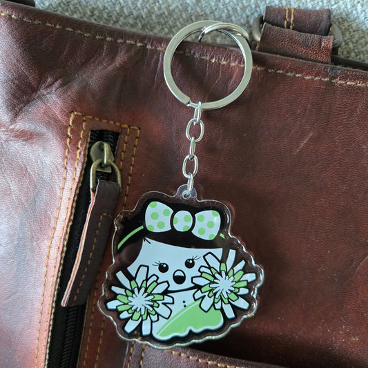 porte-clés en acrylique - POMPOM