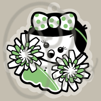 porte-clés en acrylique - POMPOM