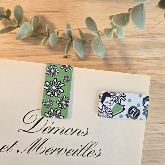 duo de petits signets magnétiques - POMPOM