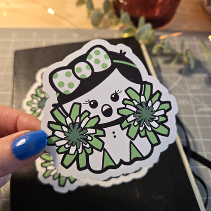 autocollant 3po - POMPOMS VERTS