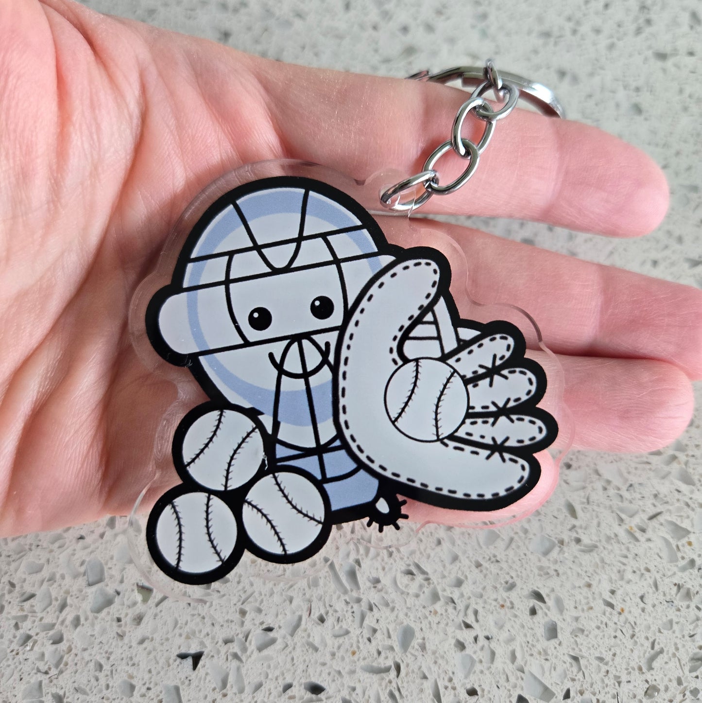 porte-clés en acrylique - RECEVEUR