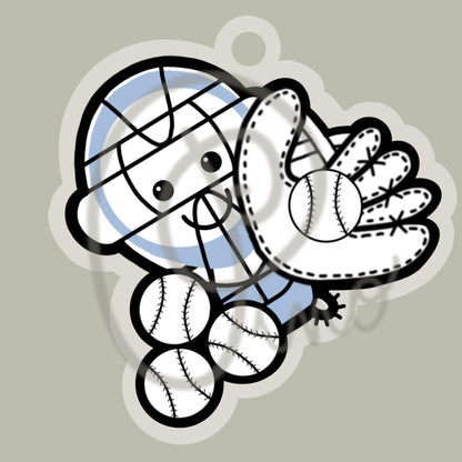 porte-clés en acrylique - RECEVEUR