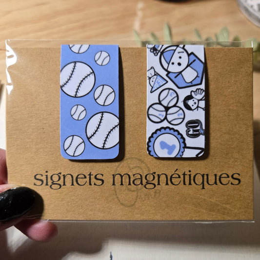 MBM.018 | mini magnetic bookmarks - LITTLE LEAGUES
