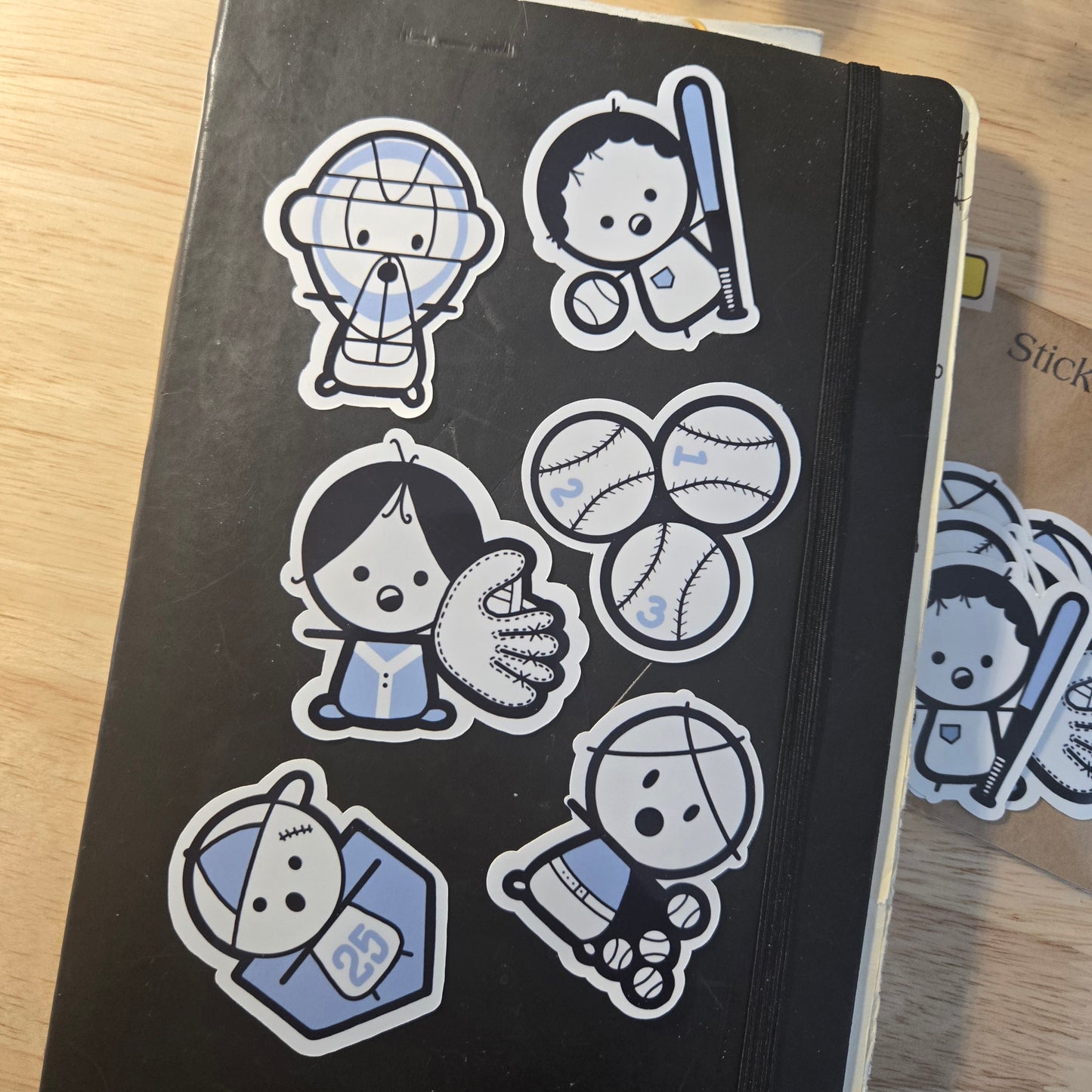 ensemble d'autocollants 2po - PETITES LIGUES