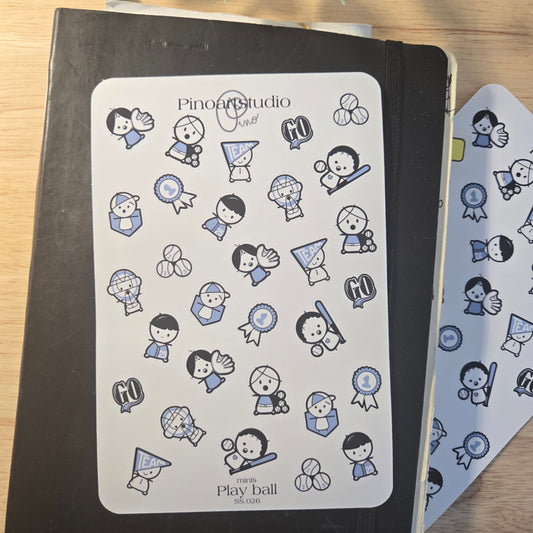 feuille de petits autocollants - PETITES LIGUES