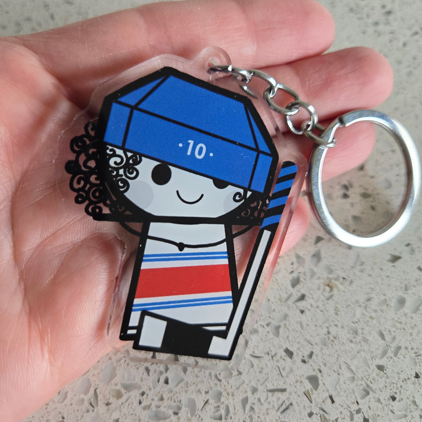 porte-clés en acrylique - HOCKEY