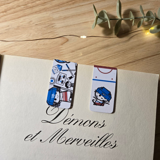 duo de petits signets magnétiques - SOIRÉE DU HOCKEY