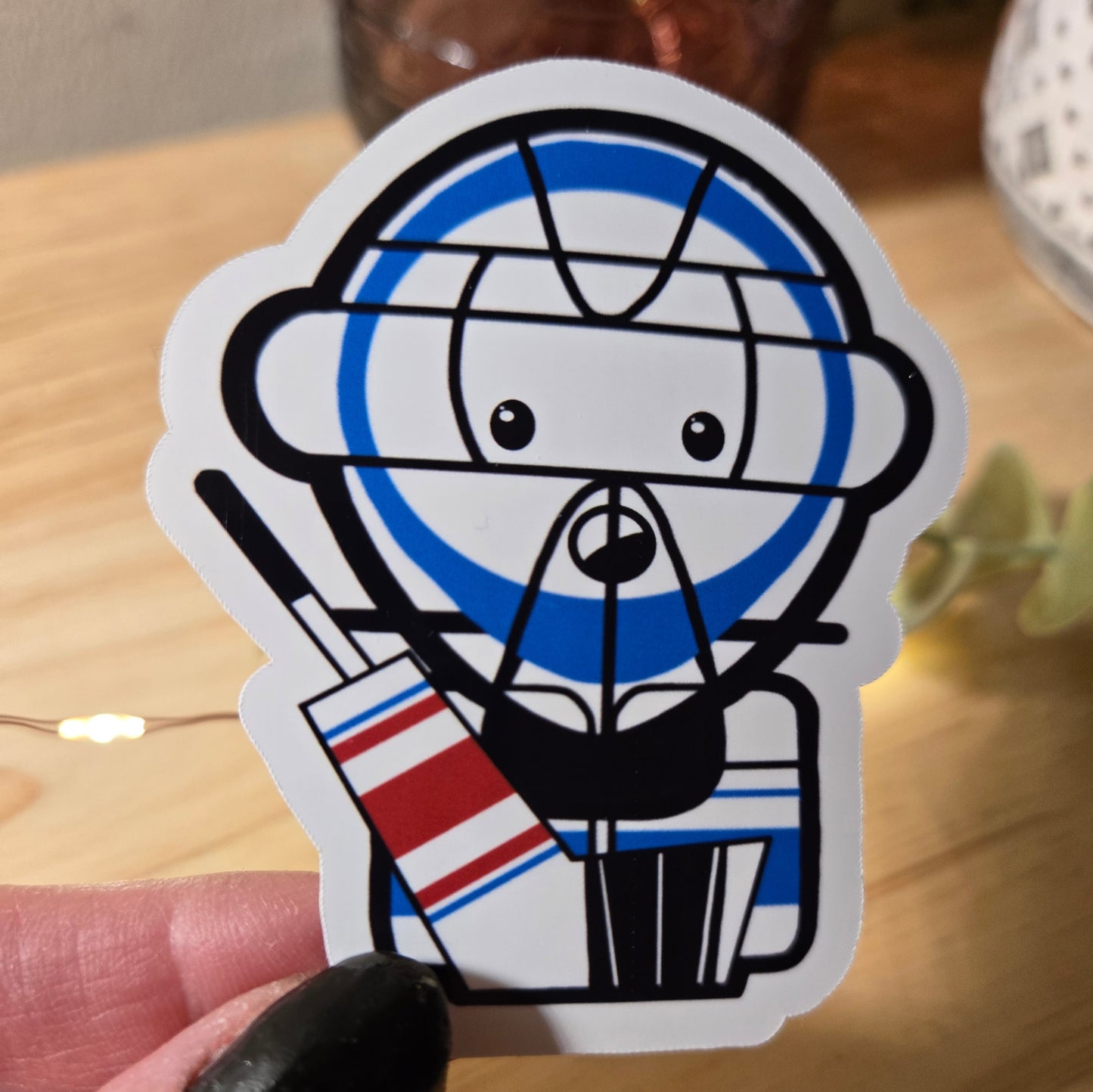 3in sticker - GOALIE