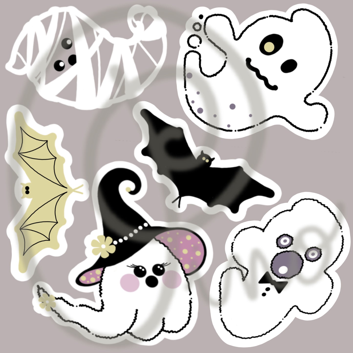 SK.007 | sticker kit - SPOOKY MOON