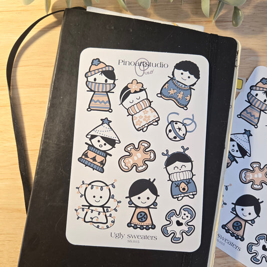 SS.015 | sticker sheet - UGLY SWEATERS