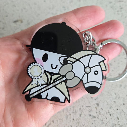 acrylic keychain - HORSERIDER