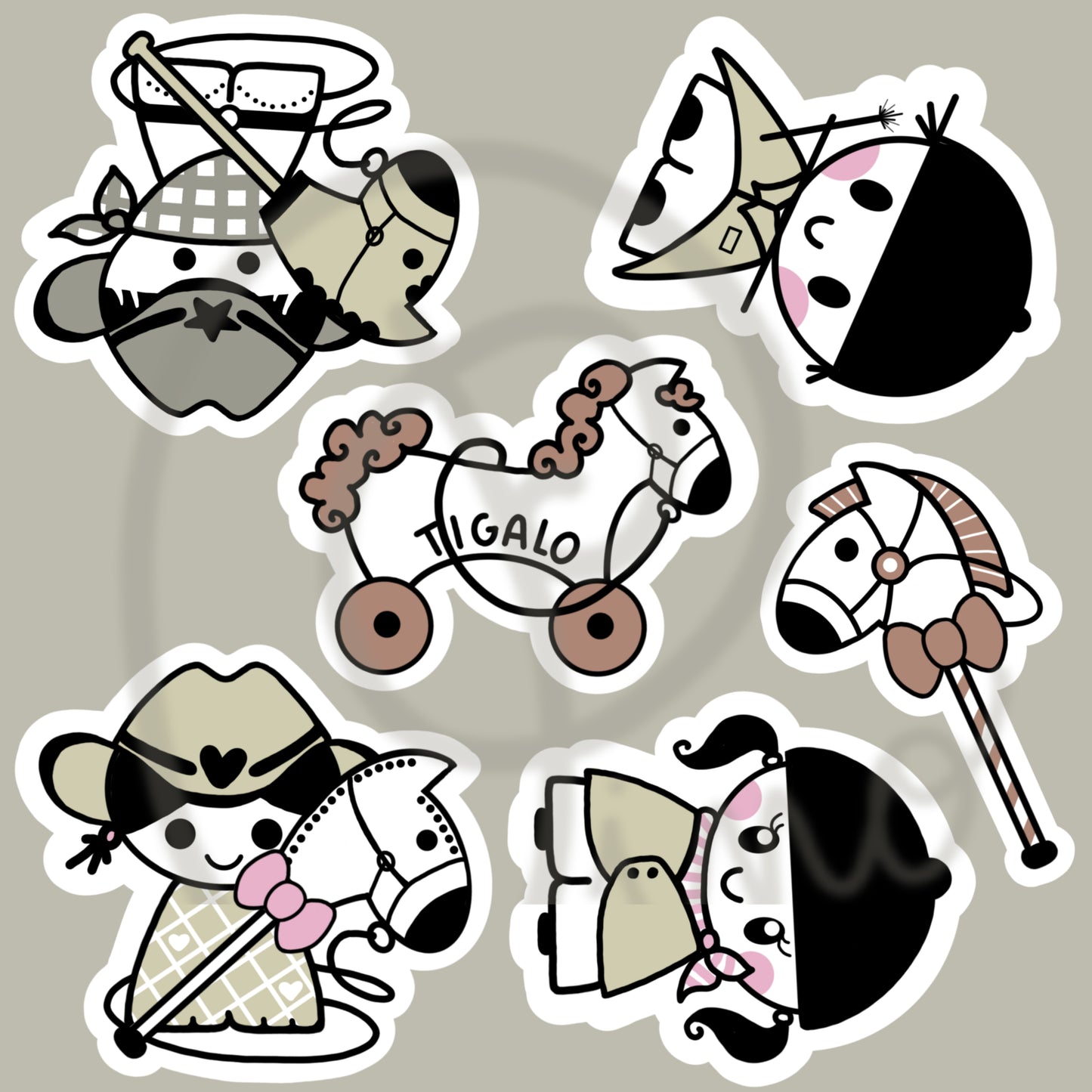 ST.001 | sticker kit - TIGALO