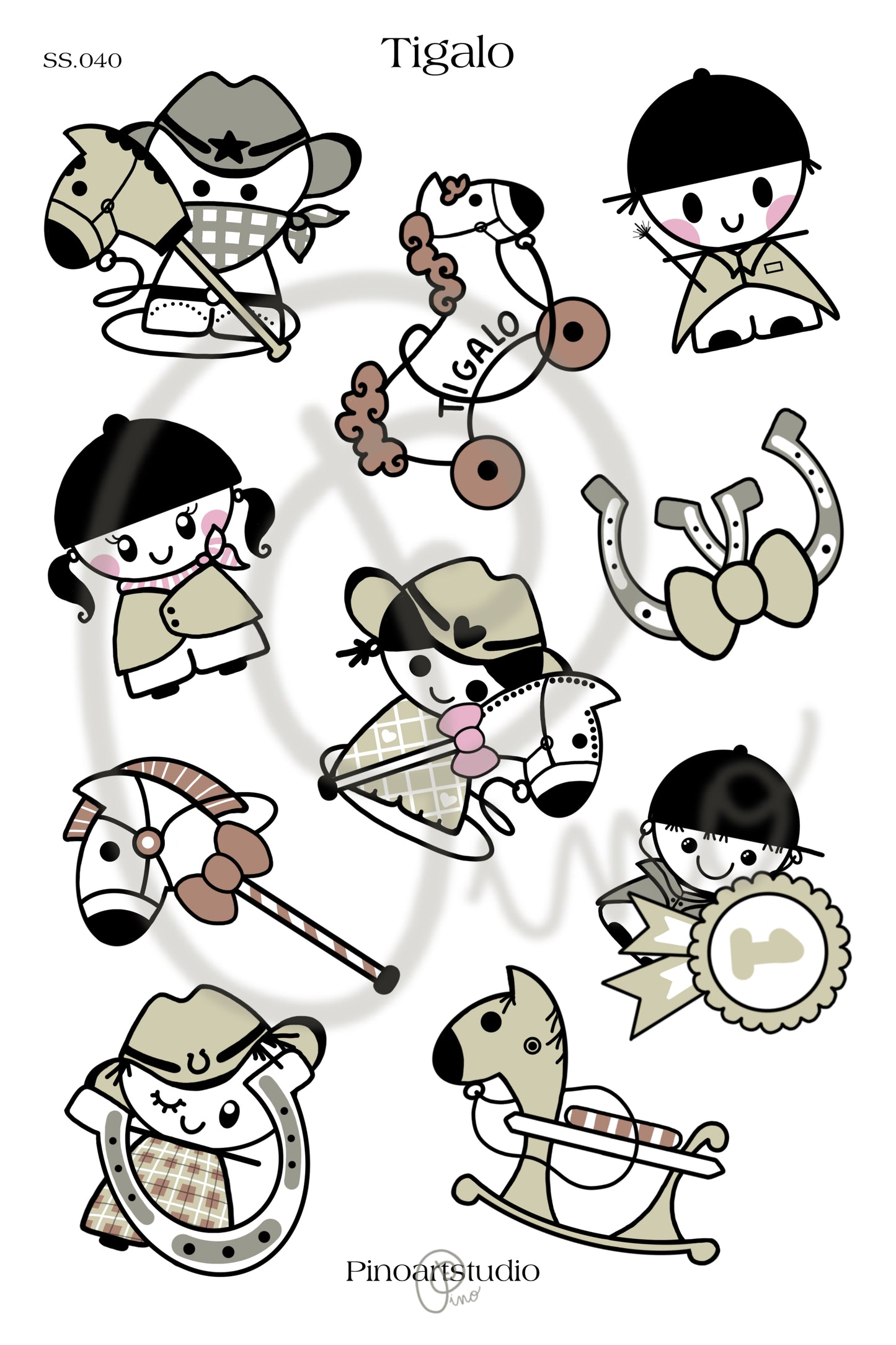 SS.001 | Sticker Sheet - TIGALO