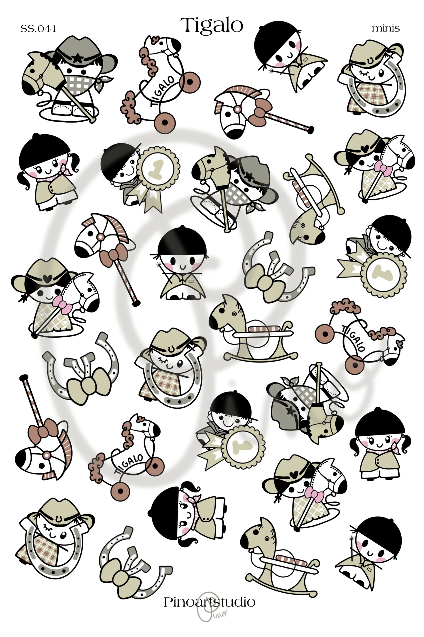 SS.001 | Sticker Sheet - TIGALO minis