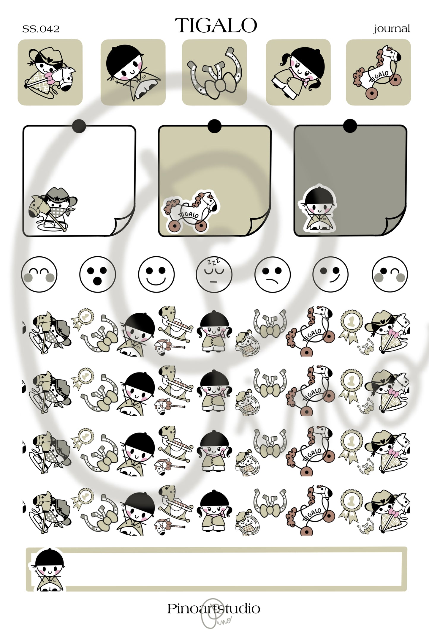 SS.001 | Sticker Sheet - TIGALO journal