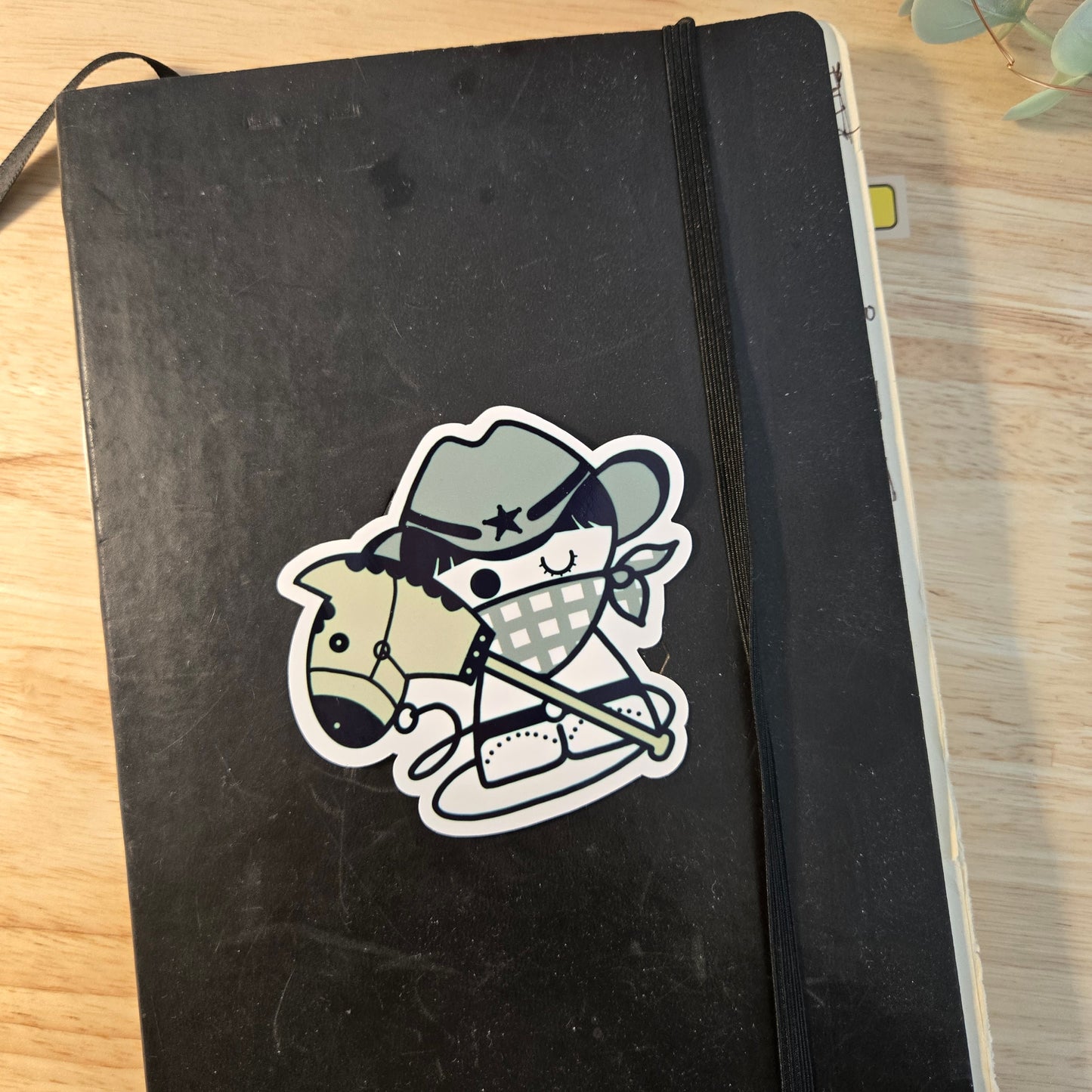 3in sticker - COWBOY