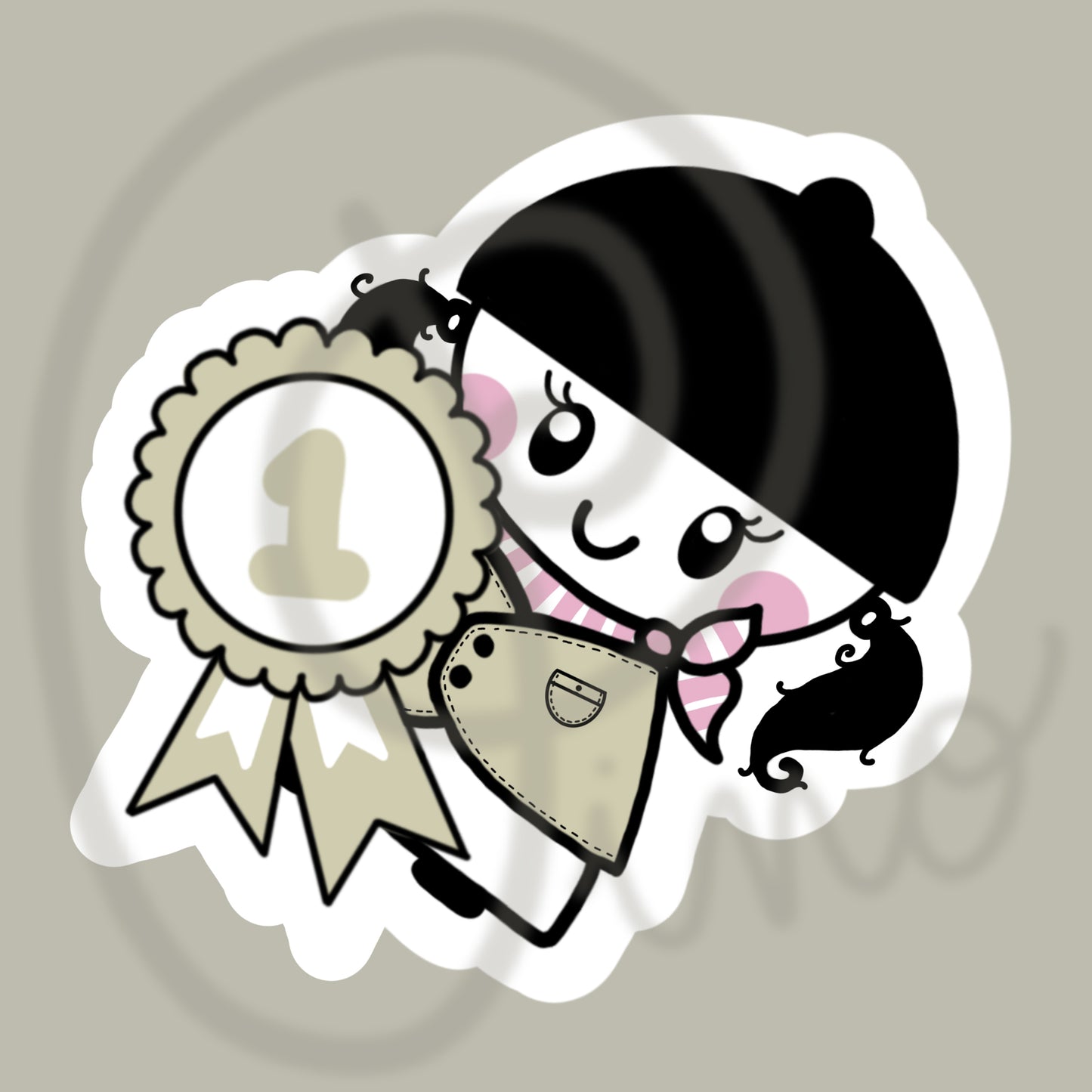 3in sticker - FIRST PLACE