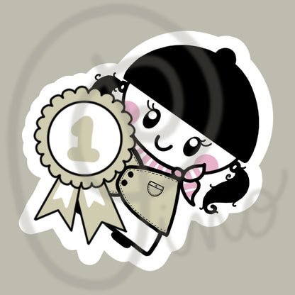 3in sticker - FIRST PLACE