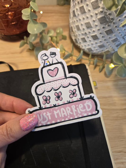 autocollant 3po - GÂTEAU DE NOCE